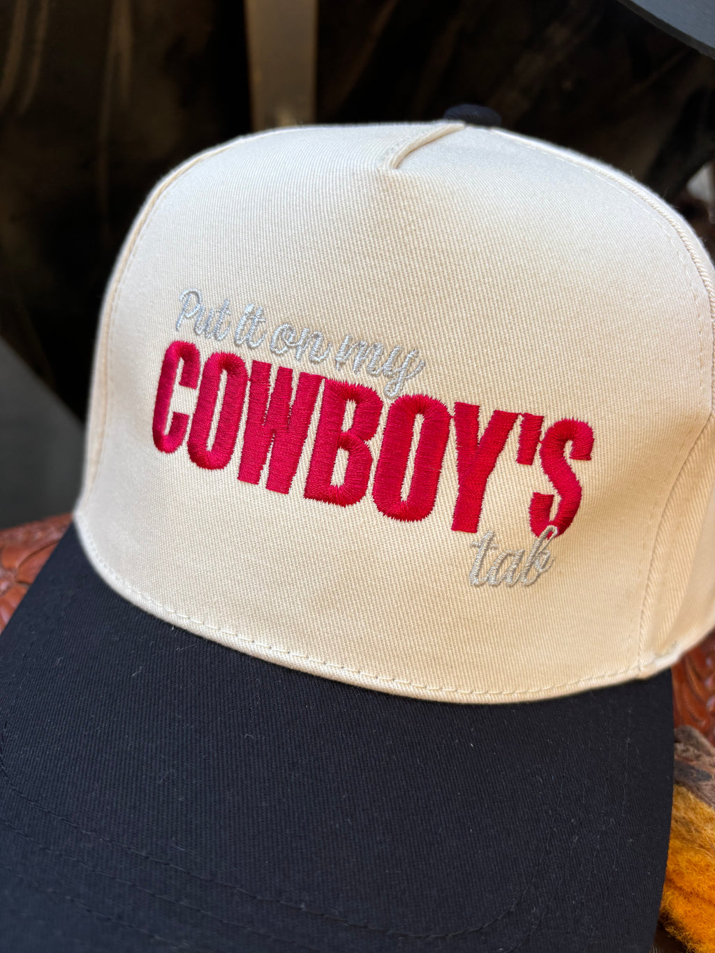 Put it on my Cowboy’s Tab