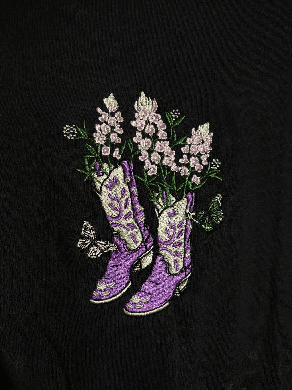 Purple Boots & Butterflies