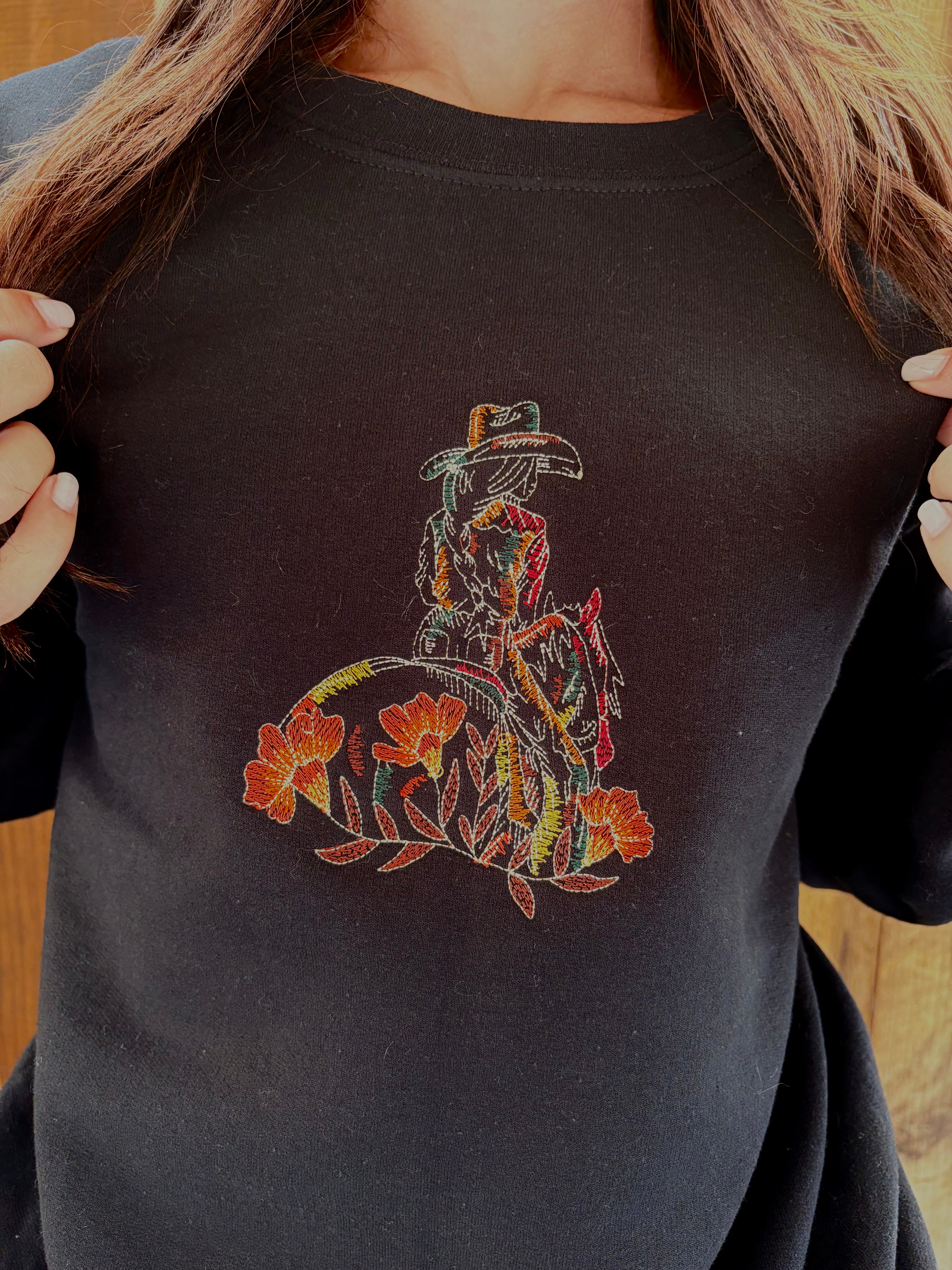 Fall Floral Cowgirl