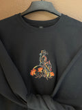 Small Fall Floral Cowgirl Crewneck