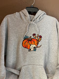 Small western pumpkin hoodie