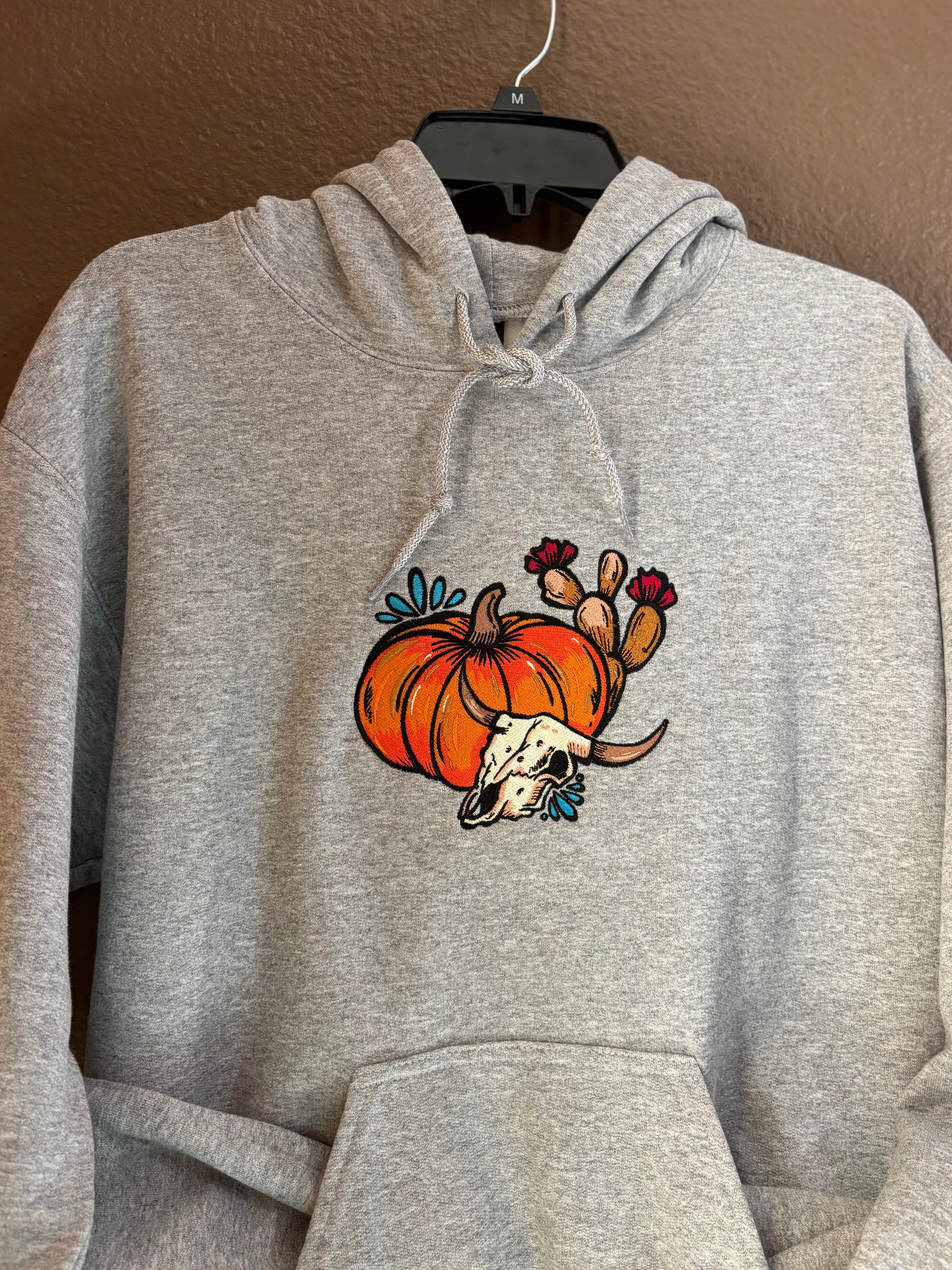 Small western pumpkin hoodie